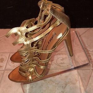 high heels platform genuine leather